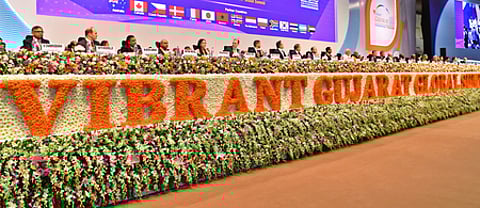 The summit, held from January 10 to 12, 2024, cost Rs 114.53 crore. The event attracted 98,970 companies from 26 sectors, with investment commitments totaling Rs 47.51 lakh crore.