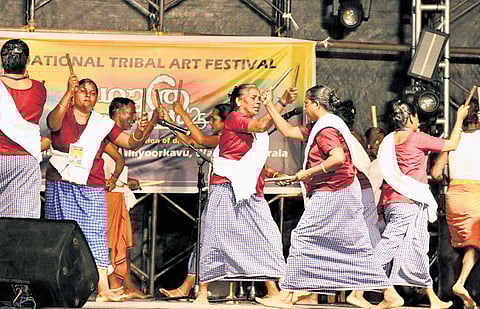 Kolkali performance by Kurichya tribe from Kannur