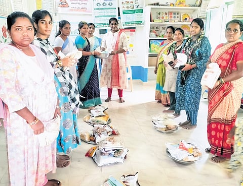 An Anganwadi worker dedicated to Swachhata