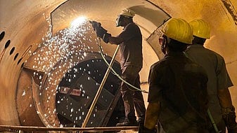 Rescue teams are busy with their efforts to rescue the eight men trapped inside the SLBC tunnel following its collapse.