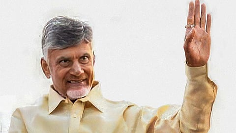 CM Naidu launched the Mustabu programme at the Social Welfare Residential School in Tallapalem of Anakapalle district on Saturday