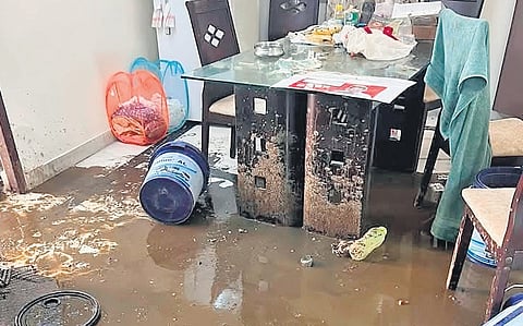 A video shared on platform ‘X’ by Savukku Shankar shows sewage being dumped inside his house