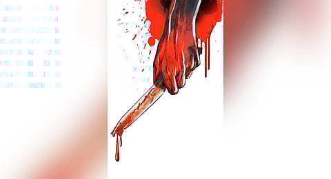 On Sunday, around 1 am, Balaji, Akash, and their three friends tried to break the lock of a rice store in the area.