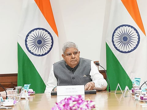 Rajya Sabha Chairman Jagdeep Dhankhar