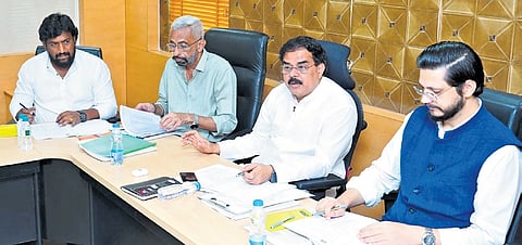 Civil Supplies Minister Nadendla Manohar chaired the 227th Board Meeting of the AP State Civil Supplies Corporation in Vijayawada on Friday.