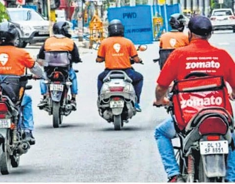 Quick-commerce operators don’t offer anything to protect the workers from the extreme heat.