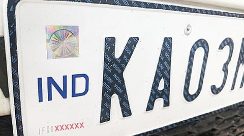 An official from the transport department told TNIE that they have extended the deadline to install HSRP multiple times, but the low rate of compliance continues.