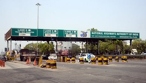 Vehicles passing through Vanagaram Toll Plaza in Chennai. Image used for representational purposes only.