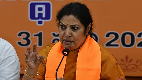 BJP state president and MP Daggubati Purandeswari.