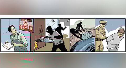 Mastermind takes inspiration from ‘Money Heist’,Gang uses gas cutters to steal gold,Hides the gold in a well in Madurai,All 6 arrested after 5 months -Mandar Pardikar