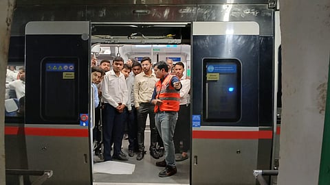 The drills focused on simulating real-life emergency scenarios, tested the response to a fire emergency and safe evacuation of commuters.