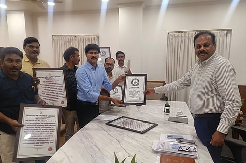 The MEPMA department of YSR Kadapa district has secured a place in the Guinness Book of World Records for its achievements in digital commerce and economic empowerment of self-help group (SHG) members.