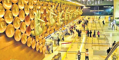 The Indira Gandhi International Airport