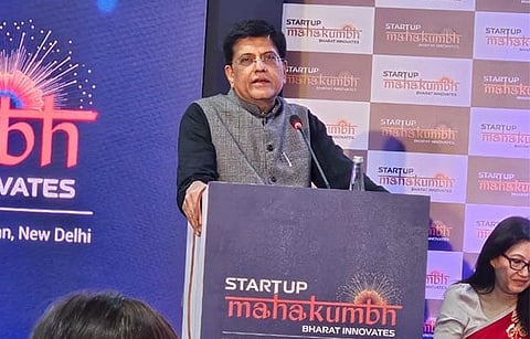 Union Minister Piyush Goyal at Startup Mahakumbh curtain raiser in Bengaluru