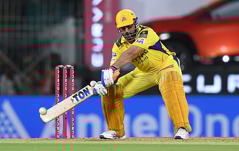 MS Dhoni struggled to keep up the pace as the match gradually slipped away from CSK on Saturday. He scored 26-ball 30