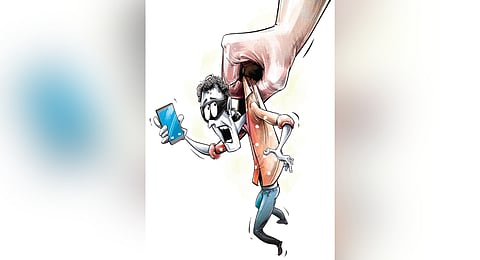 The officer said luxury phones that go missing are rarely used for making calls or surfing. They are used to source spare parts.