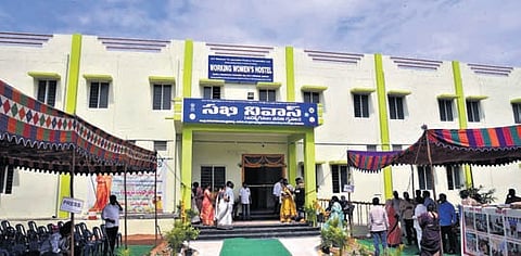 The recently inaugurated Sakhi Nivas in Guntur