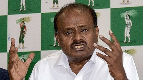Union Minister HD Kumaraswamy.