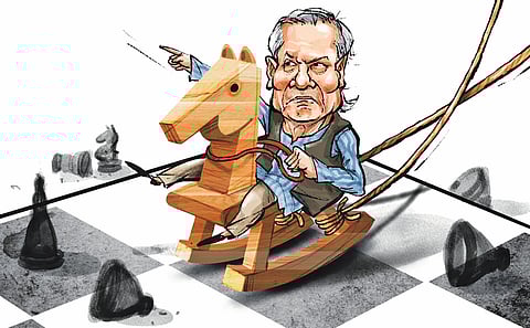 Yunus chokes the chicken's neck in Beijing