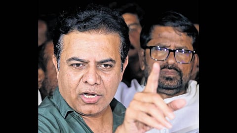 BRS working president KT Rama Rao.