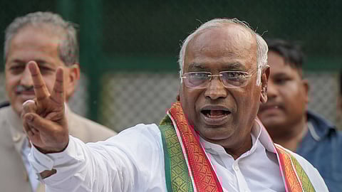 AICC president Mallikarjun Kharge