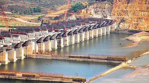 A view of the Polavaram project.