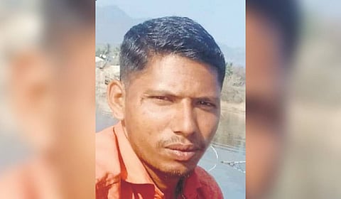 The deceased, G Senthil (28), was being sought by forest officials in connection with a poaching case after the charred carcass of a wild elephant was discovered in the Neruppur forest range.