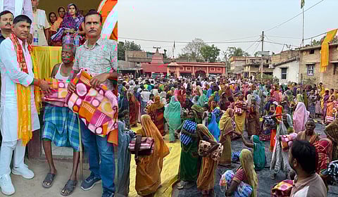 A video clip of the minister distributing blankets during summer went viral on social media.