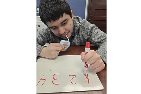 This image provided by Ana Vasquez shows Victor Perez, who was shot after Idaho police officers opened fire from behind a chain-link fence on Saturday, April 5, 2025, in Pocatello, Idaho.