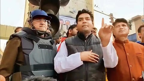 creengrab from a video shared by Kapil Mishra on February 23, 2020.