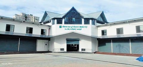 Renovated Kaloor market complex.