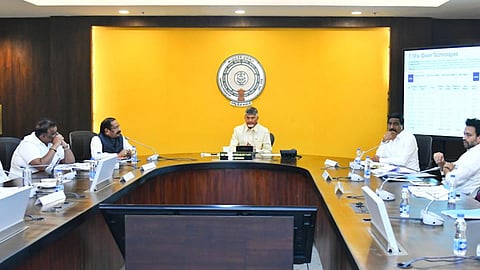 The fifth SIPB meeting held under the chairmanship of Chief Minister N Chandrababu Naidu at the State Secretariat.