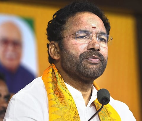 Union Coal and Mines Minister and state BJP president G Kishan Reddy.