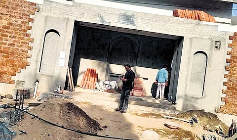 Notices pasted on the structures have set a 15-day deadline to restore the site to original condition.