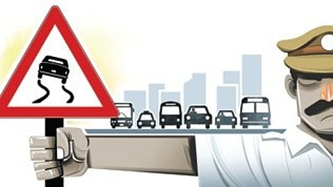 Breakdown of vehicles also caused slow traffic on the international airport, Hebbal and Goraguntepalya roads.