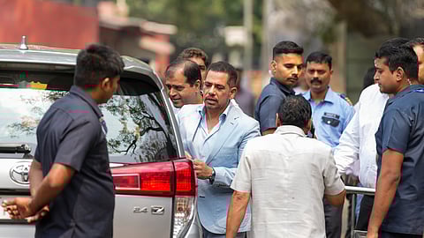 Robert Vadra appears before ED on second day.