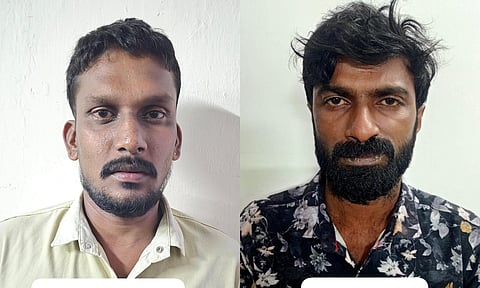 Prabhuraj (L), Mithun (R) - accused in the Mangaluru gangrape