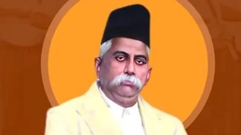 Portrait of RSS founder at Kollam Pooram sparks row; TDB seeks report, police register case