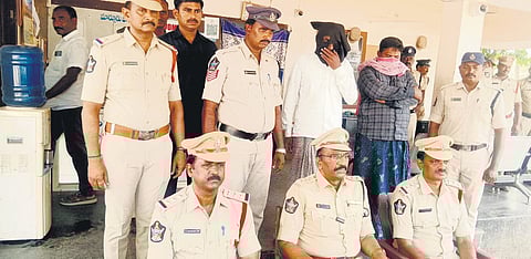 Bapatla police seize illegal explosives worth Rs 20 lakh and nab six accused.