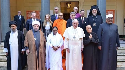 Amritanandamayi recalled her visit to the Vatican in 2014, where she met Pope Francis to sign a joint declaration against modern slavery, including human trafficking and forced labour.