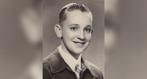 This undated file photo made available by Maria Helena Bergoglio shows Jorge Mario Bergoglio as a teenager in Buenos Aires, Argentina.