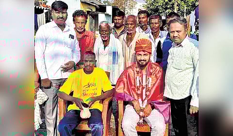 The 45-year-old man reunited with his family after 15 years with the help of
a Vizag-based NGO AUTD