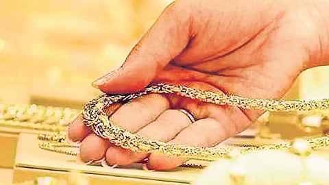 Ornaments on display at a jewelry shop