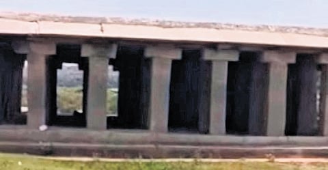 Sri Krishnadevaraya’s tomb at Anegundi in Koppal district.