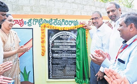 Electricity Minister Gorttipati Ravi Kumar on Monday toured Addanki constituency, inaugurating several development projects in Santamaguluru mandal.