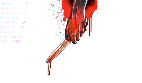 A 21-year-old contractor, who converted containers into offices and homes, was stabbed to death while his brother and a friend were injured following a quarrel that broke out after he refused to give a bidi.