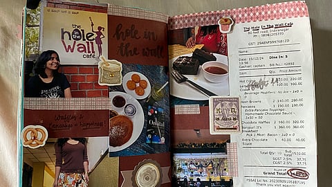 Pages from Tanya Shanker's junk journal