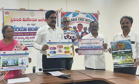 Principal Secretary MT Krishna Babu directed the officials to reduce the number of malaria cases.