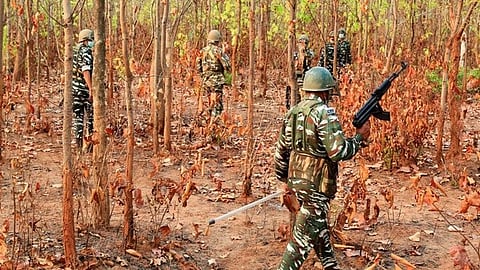 Bodies of three naxalites have been recovered though several others are suspected to have been killed in the encounter.