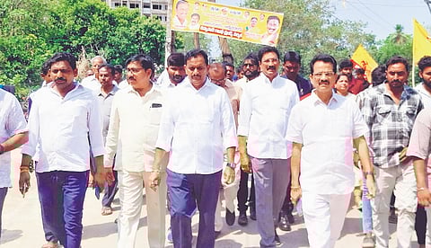 MP Kesineni Sivanath said that Vijayawada will be transformed into the Gateway of Amaravati.